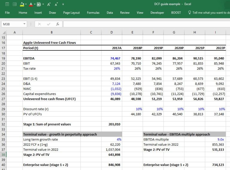 DCF Model Training Guide: How to Build a DCF in Excel